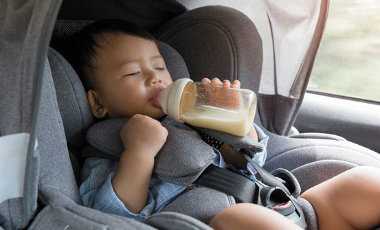 Advarsel for glemte bagsædepassagerer