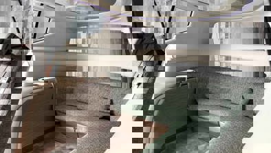 Konceptbilen Hyundai SEVEN indvendig kabine som en lounge