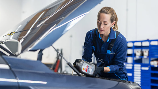 6. Kontrollér væskestand