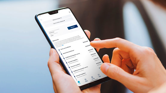 Se din servicehistorik