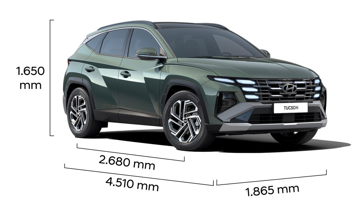 Hyundai TUCSON dimensioner