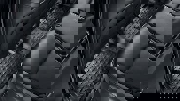 Gummimåtte, center i bag