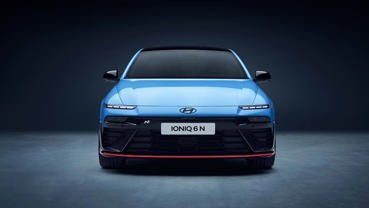 IONIQ 6 N set forfra.