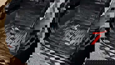 Bagagerumsbakke med høje kanter