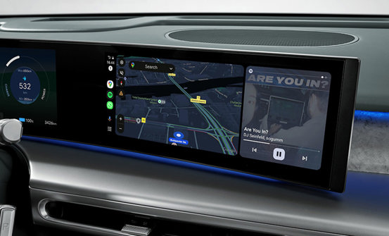 Trådløs Apple CarPlay™ og Android Auto™