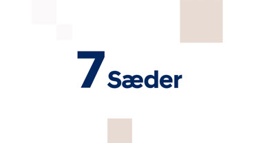 Vælg mellem 6 eller 7 sæder