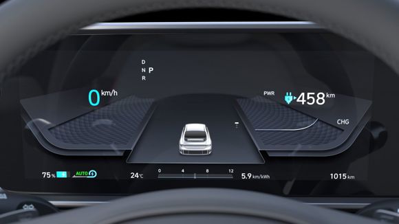 Hyundai IONIQ 6 12.3" digital instrumentering