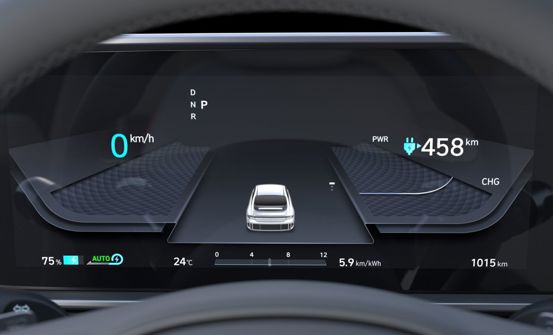 12.3" digital instrumentering