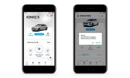 Hyundai bluelink app hold øje med din bil