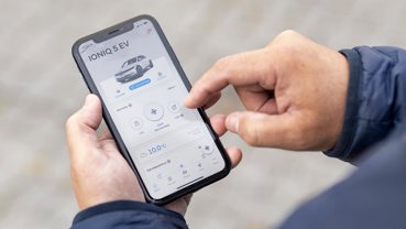 MinHyundai på smartphone 