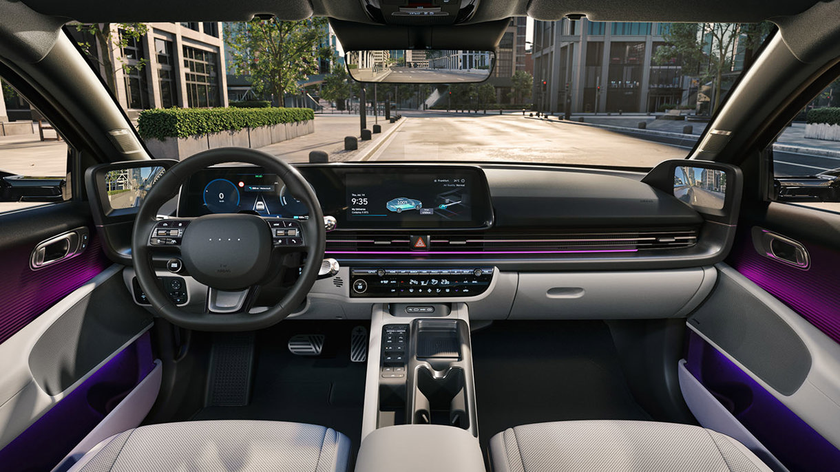 Førerkabine Hyundai IONIQ 6 interiør