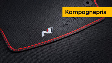 Spar 20% på velourmåtter, N-logo