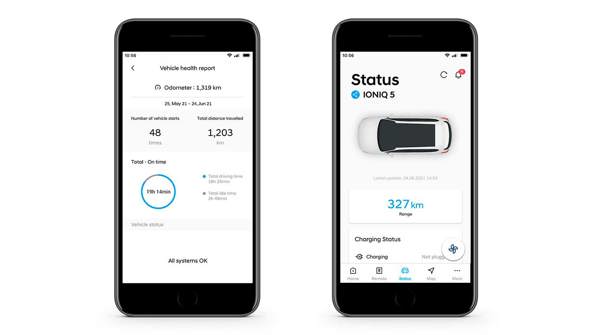Hyundai bluelink app sikkerhedsnotifikationer