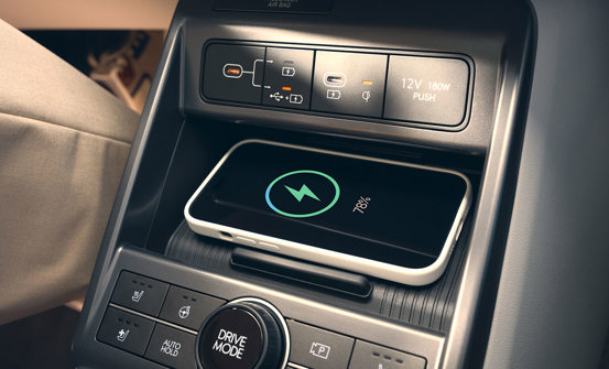 Trådløs opladning af smartphone