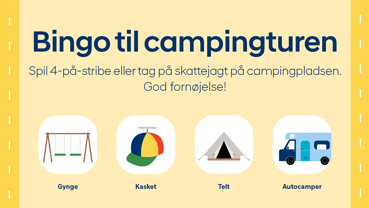 Hyundai bingoplade til campingturen