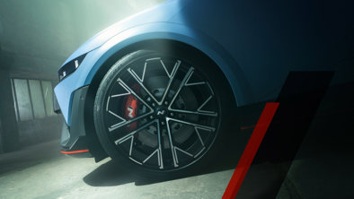 N-modellen Hyundai IONIQ 5 N forhjul med alufælge