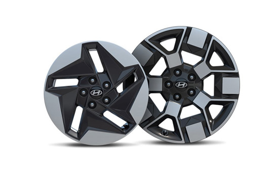 Alufælge, der understreger udtrykket