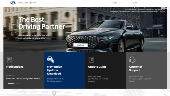 Hyundai Navigation Update Portal