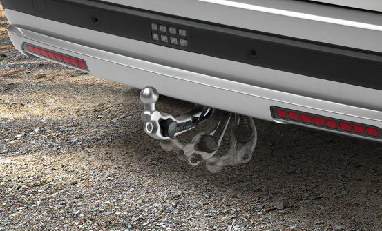 Op til 2.500 kg trækkapacitet