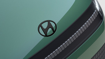 Sort Hyundai-logo
