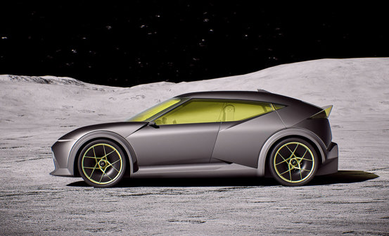 Concept Three kører i rummet