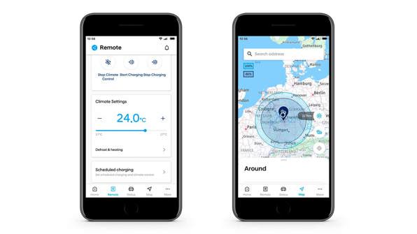 Hyundai bluelink app programmérbar klimakontrol