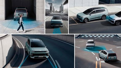 Hyundai IONIQ 9 Oversigt Sikkerhed Udstyr Textpicker
