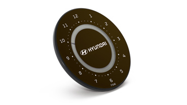 Elektronisk p-skive med Hyundai-logo