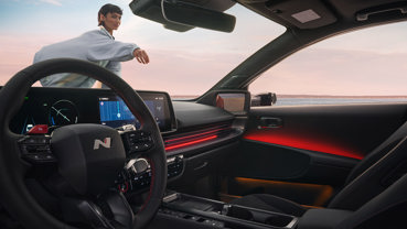 Sporty røde detaljer