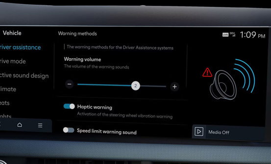 Forskellige lydstyrke-niveauer