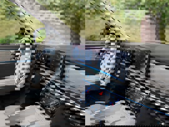 Display beskyttelse til en Hyundai SANTA FE