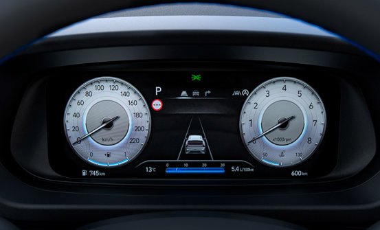 10.25’’ digital instrumentering