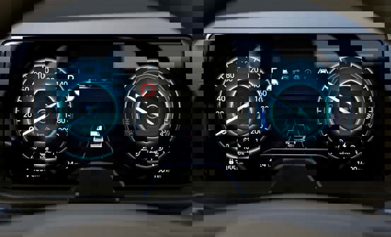 10.25" digital instrumentering