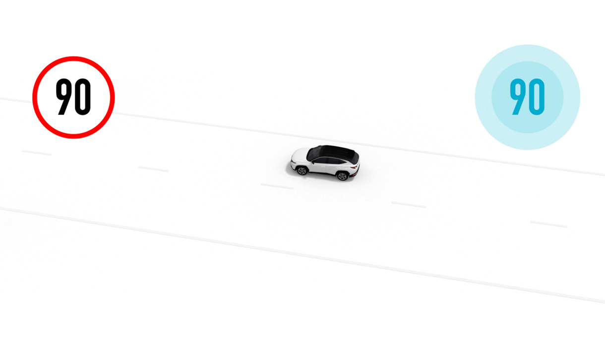 Hyundai Sikkerhed Advarselslyde ISLA Skiltegenkendelse Linkimage