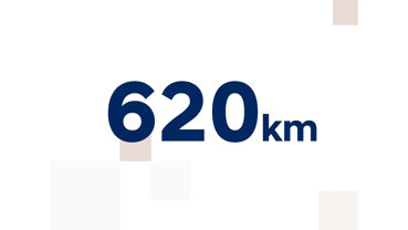 Op til 620 km