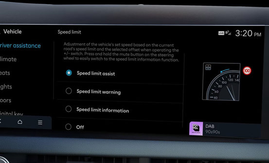  Ny funktion til fartgrænseinformation