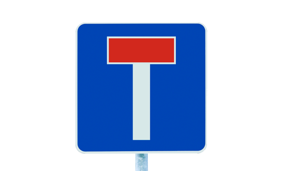 Det ser ud til, du er havnet i en blindgyde